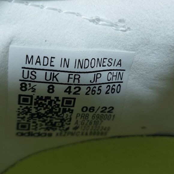 Adidas Predator Edge.1 L AG Soccer Cleats White Multicolor GZ6107 Women's 9.5 - Picture 7 of 7